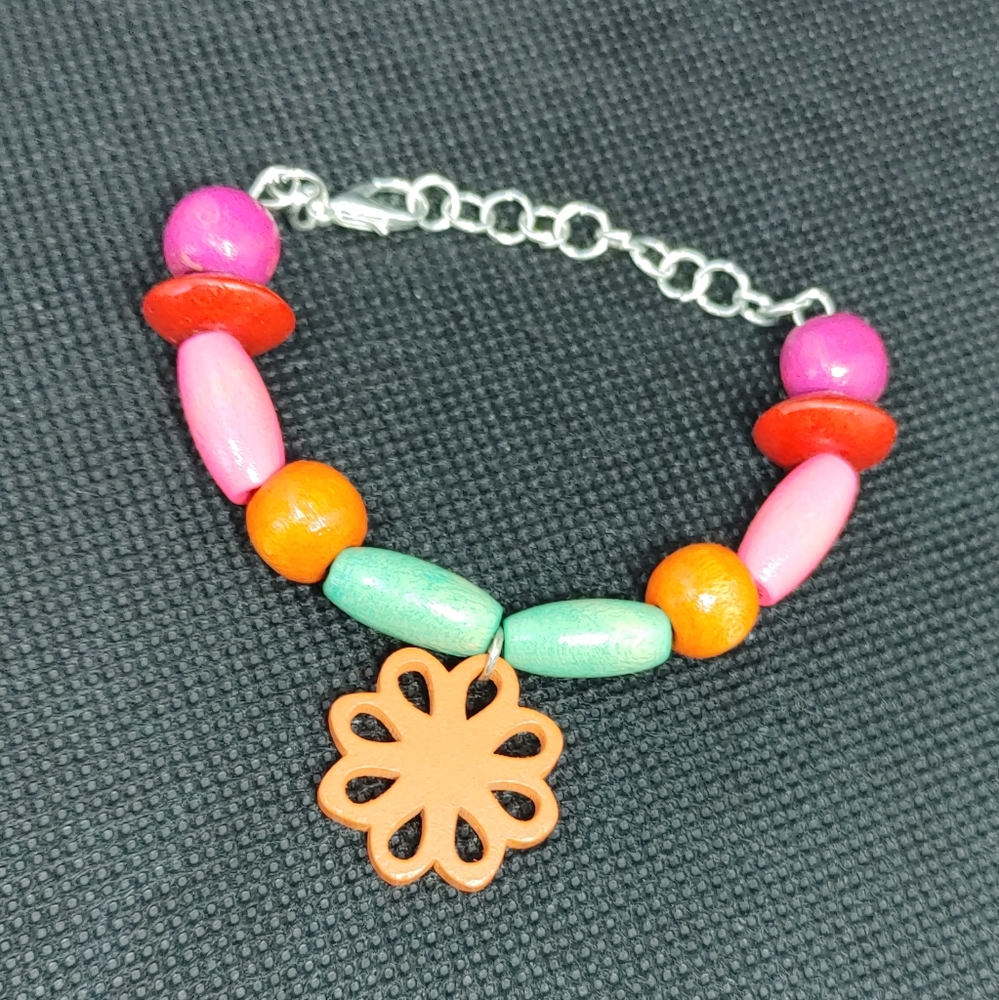 Handmade Child's Wooden Bracelet